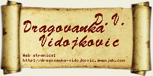 Dragovanka Vidojković vizit kartica